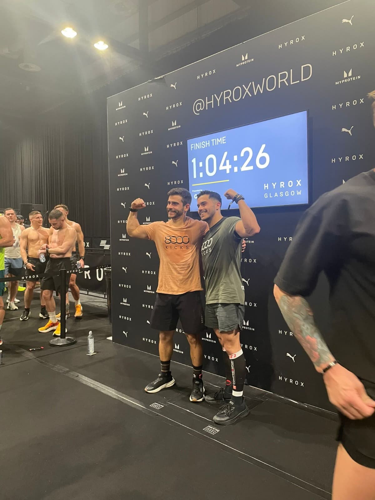 Chico durante sessão de CrossFit